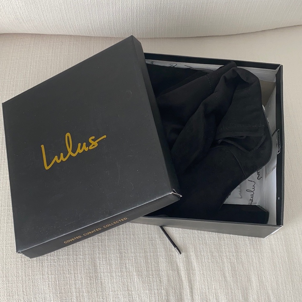 Lulus Over the Knee Boots | Size 7.5